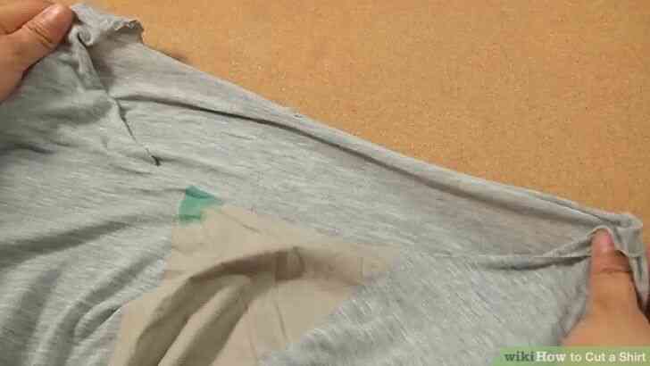 Image intitulee Couper une Chemise Etape 4 aperçu